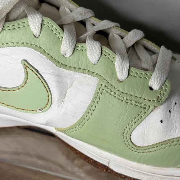 Nike Dunk High SE Mens 9.5 Inspected By Swoosh DQ7680-300 Honeydew White main image 5
